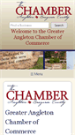 Mobile Screenshot of angletonchamber.org